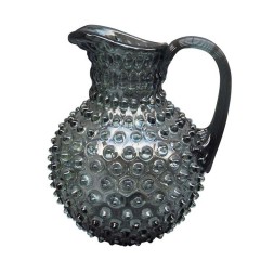 PITCHER GLASS GREY BOHEM 